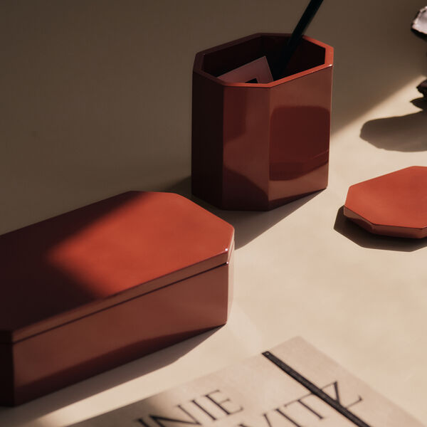 Nova Storage Box Medium, picante red, Ferm Living